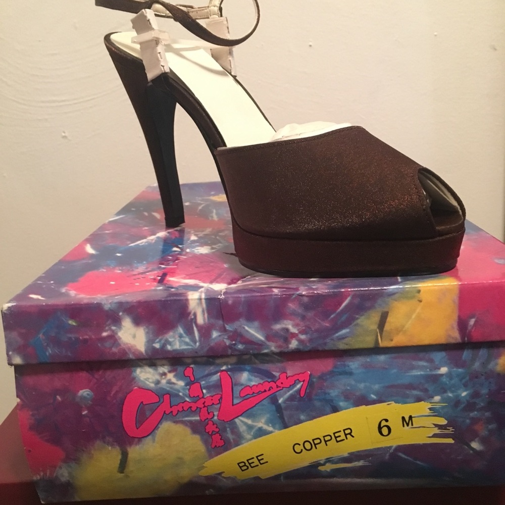 Chinese Laundry PeepToe Platform Heels